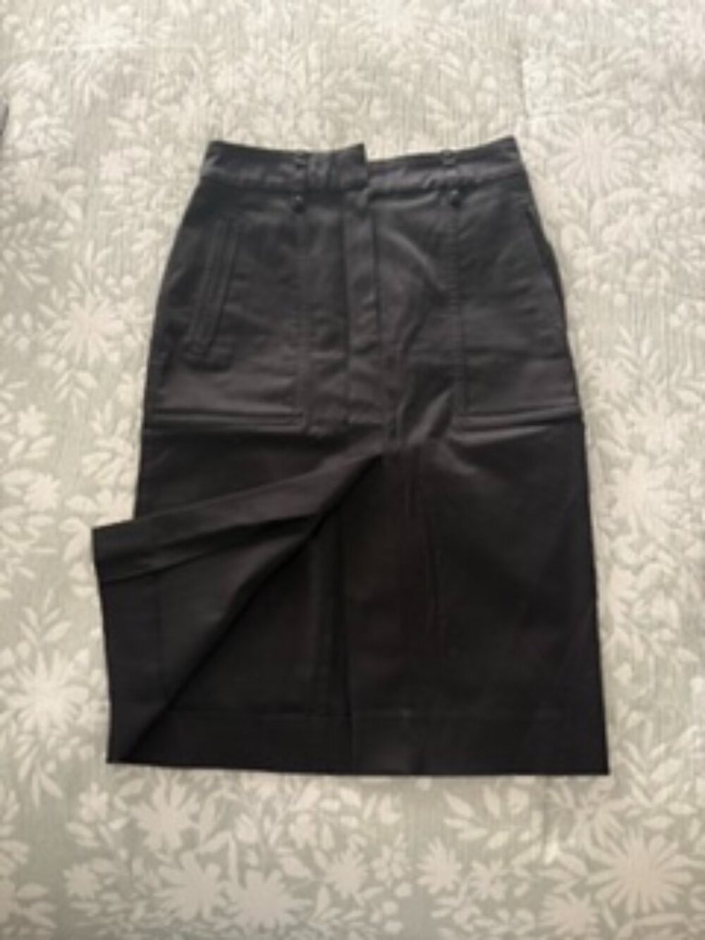 Yves Saint Laurent Black Pencil Skirt | Made in France | Size 36 (US 4)